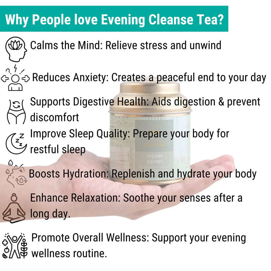 Oh Cha Evening Cleanse Tea Benefits
