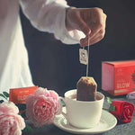 Oh Cha Glow Green Tea With Hibiscus, Rose and Amla