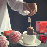 Oh Cha Glow Green Tea With Hibiscus, Rose and Amla