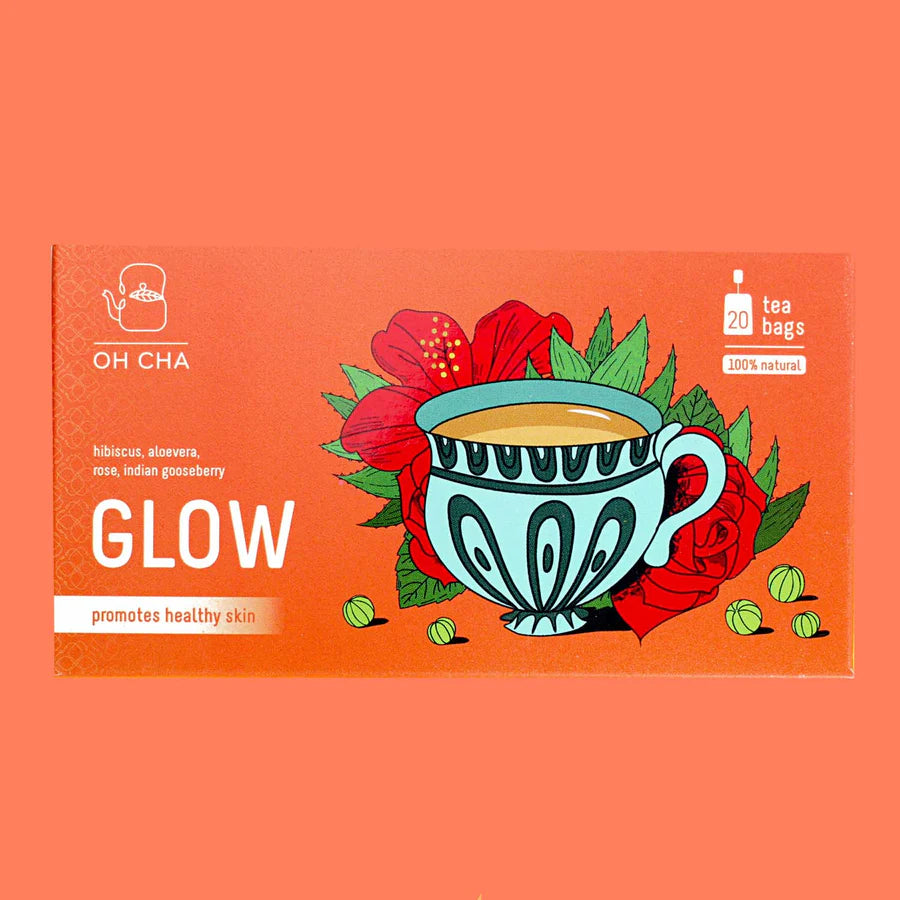 Oh Cha Glow Tea Box with 20 Teabags