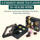 Oh Cha Green Tea Box with Six Exquisite Green Tea Flavours