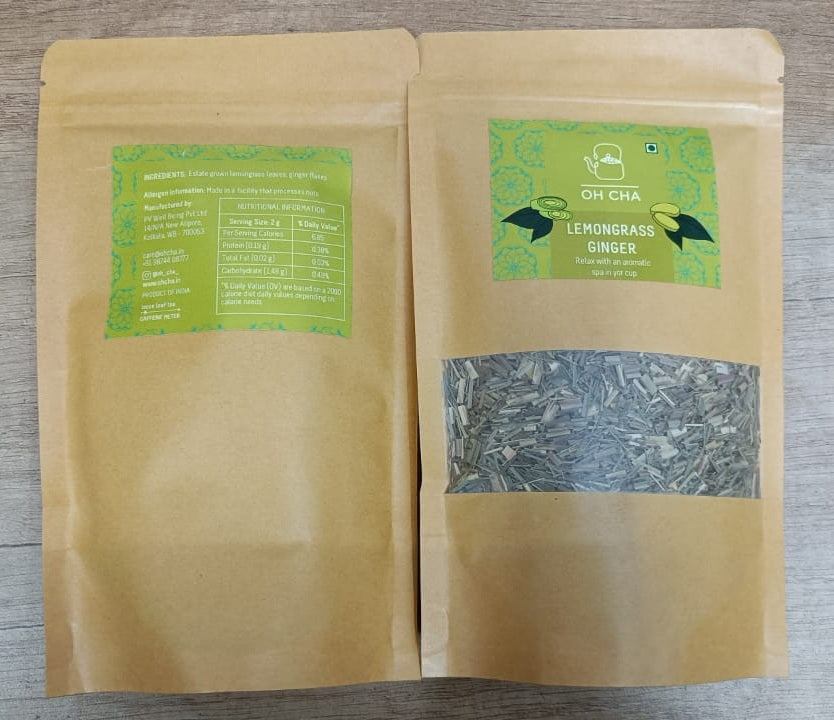 Oh Cha Lemongrass Ginger Tea Pack