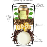 Oh Cha Mint Milk Chocolate Chip Tea Ingredients