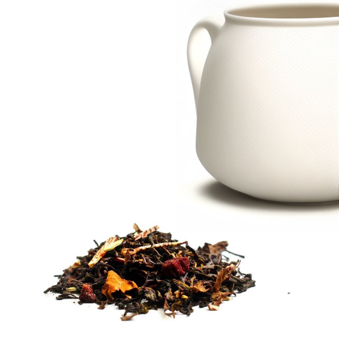 Oh Cha Paan Cha Black Tea with Betel Leaf & Gulkand