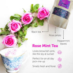 Oh Cha Rose Mint Tea Packaging