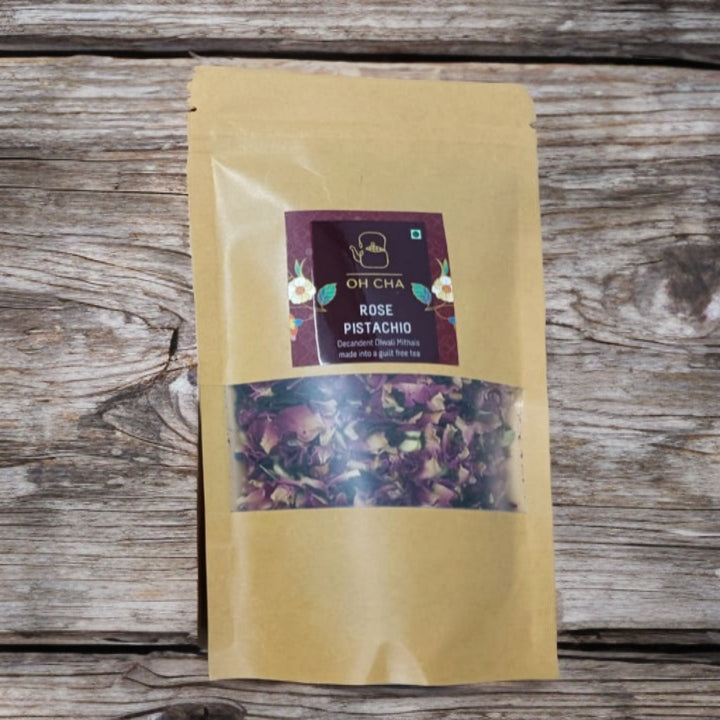 Oh Cha Rose Pistachio Tea Pack