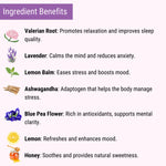 Oh Cha Stress Management Caffeine Free Blend with Valerian Root and Ashwagandha