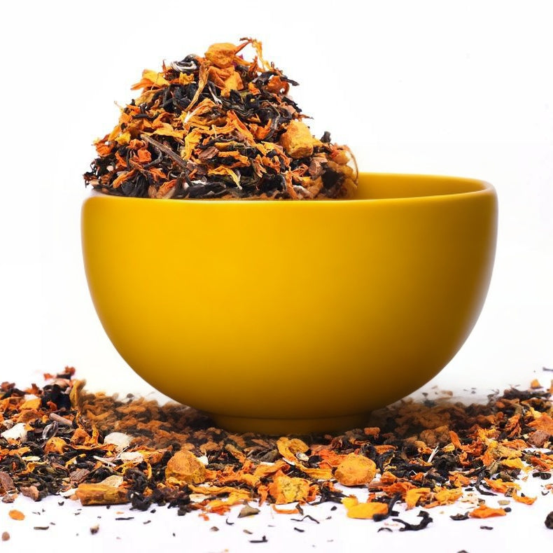 Oh Cha Turmeric Bloom Green Tea With Marigold and Cinnamon