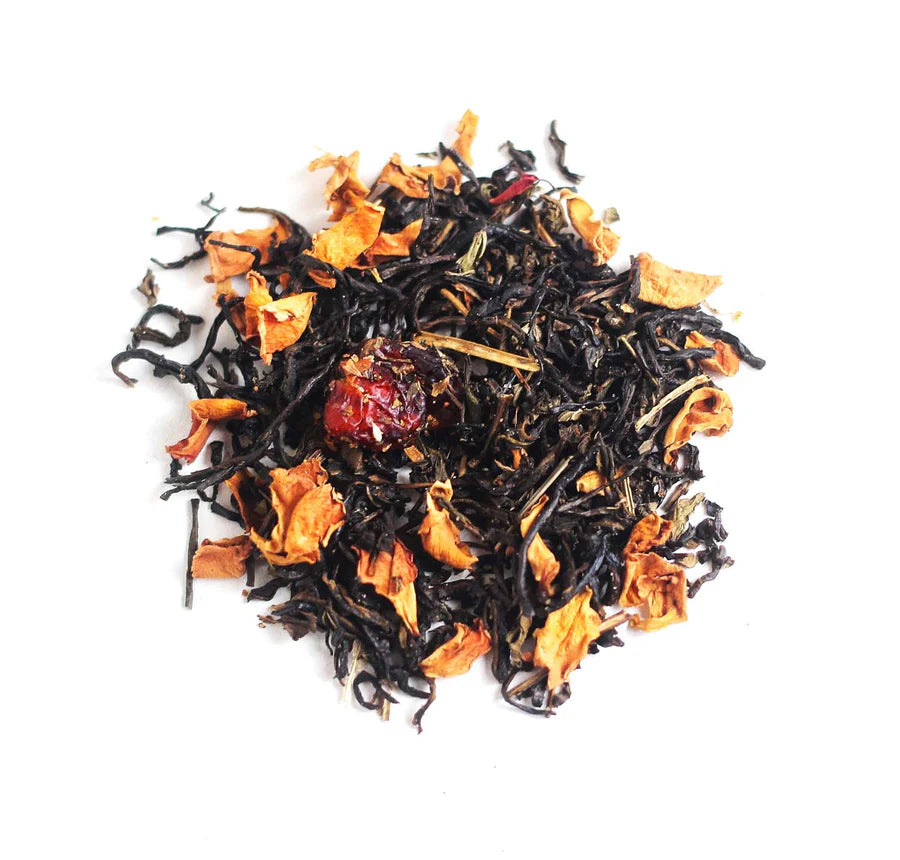 Oh Cha Winter Peppermint Green Tea With Peppermint and Cranberry