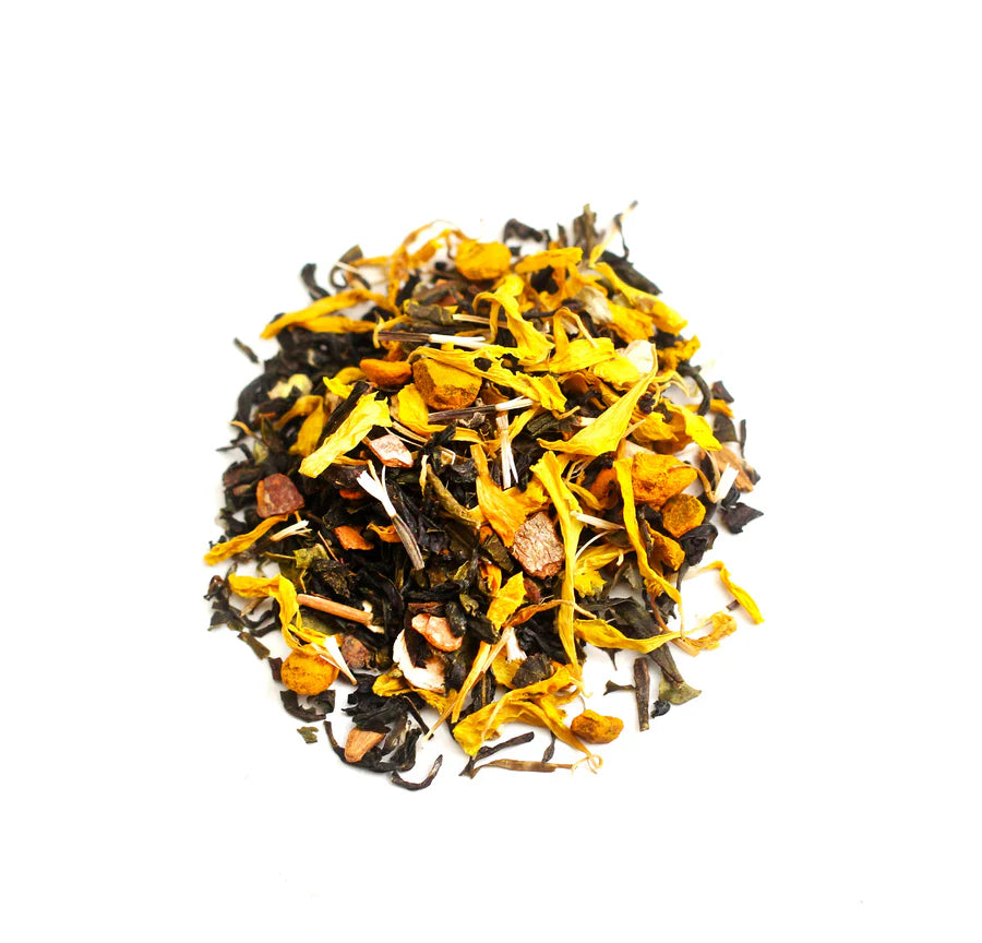 Oh Cha Turmeric Bloom Dry Tea Leaves