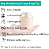 Oh Cha Afternoon Boost Green Tea with Peppermint, Nettle and Rose