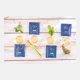 Oleaf Herbal Leaf Multi Flavour Infusion - Curated Assortment of Olive Leaf Blends for Everyday Wellness and Vitality - Bags