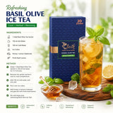Oleaf Herbal Olive Leaf and Basil Infusion Bags