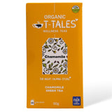 Organic T-Tales Organic Chamomile Green Tea Pack with 25 Tea Bags