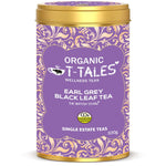 Organic T-Tales Earl Grey Assam Black Leaf Tea Canister