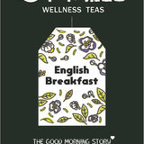 Organic T-Tales English Breakfast Assam Black Tea 50g Pack of 25 Tea Bags