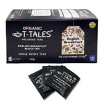 Organic T-Tales Organic English Breakfast Assam Black Tea Box of 25 Tea Bags