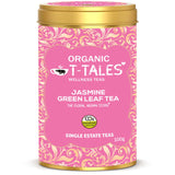 Organic T-Tales Jasmine Green Leaf Tea Canister