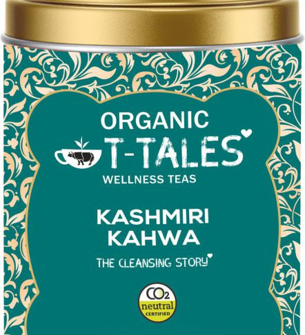 Organic T-Tales Kashmiri Kahwa Canister