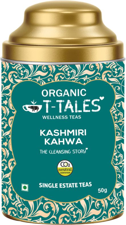 Organic T-Tales Kashmiri Kahwa Canister