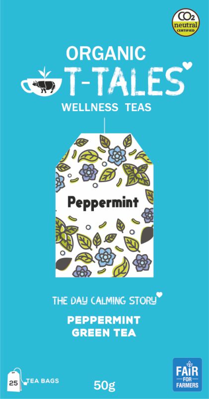 Organic T-Tales Peppermint Green Tea Pack – Tea Bags