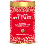 Organic T-Tales Assam Black Leaf Tea 100g Canister