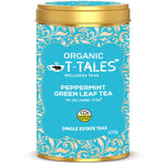 Organic T-Tales Peppermint Green Leaf Tea Canister