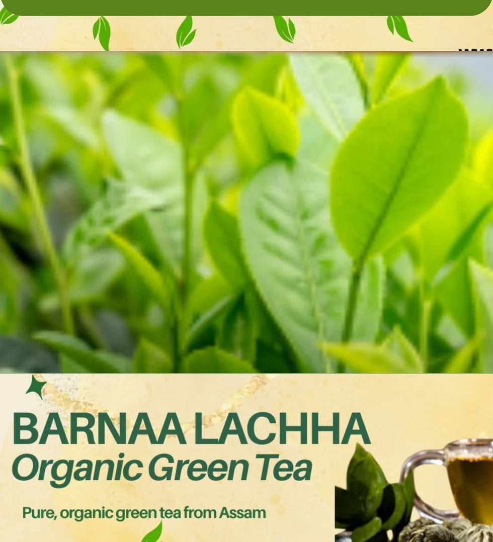 Barnaa Lachha Organic Green Tea Leaves