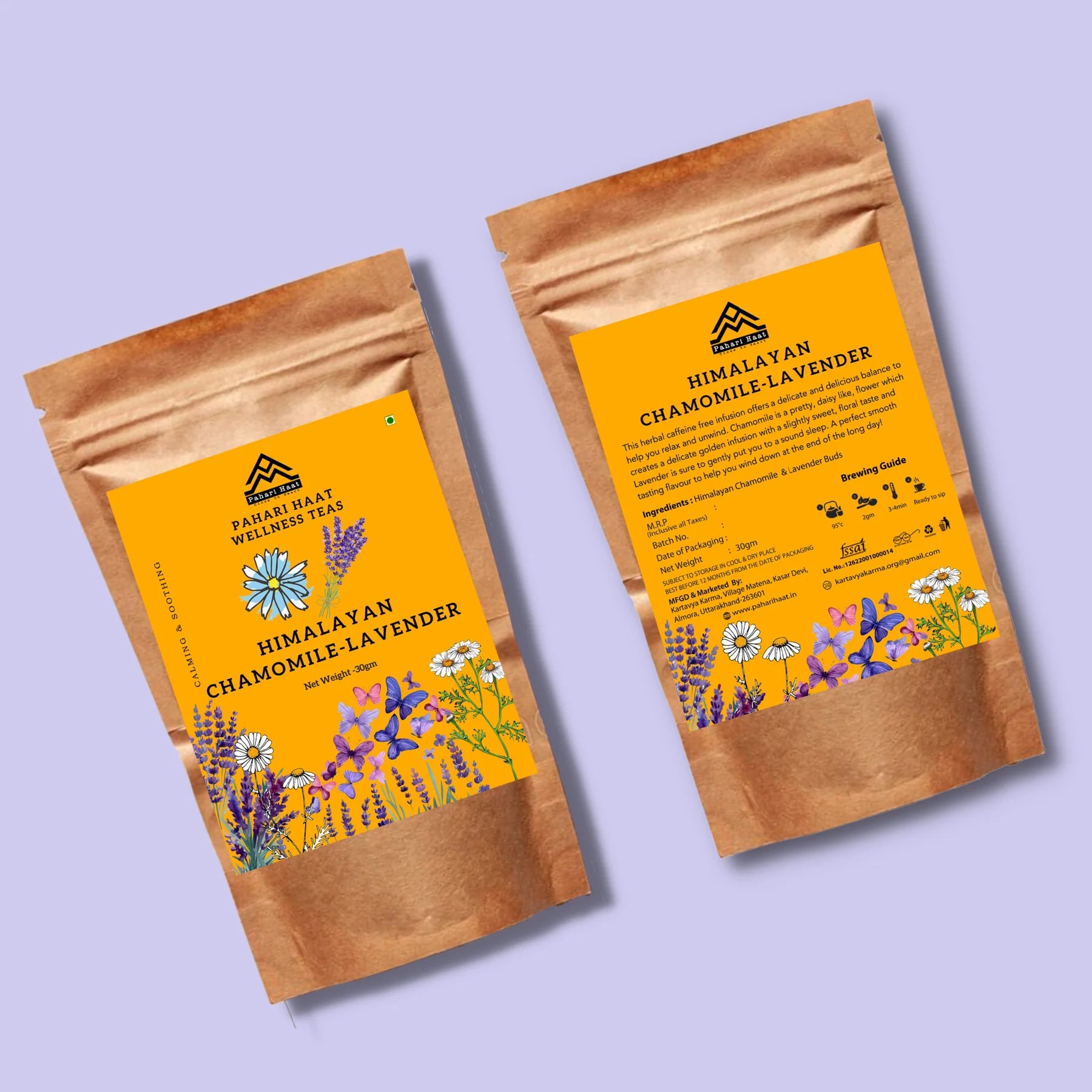 Pahari Haat Chamomile Lavender Valley Herbal Tea Pack