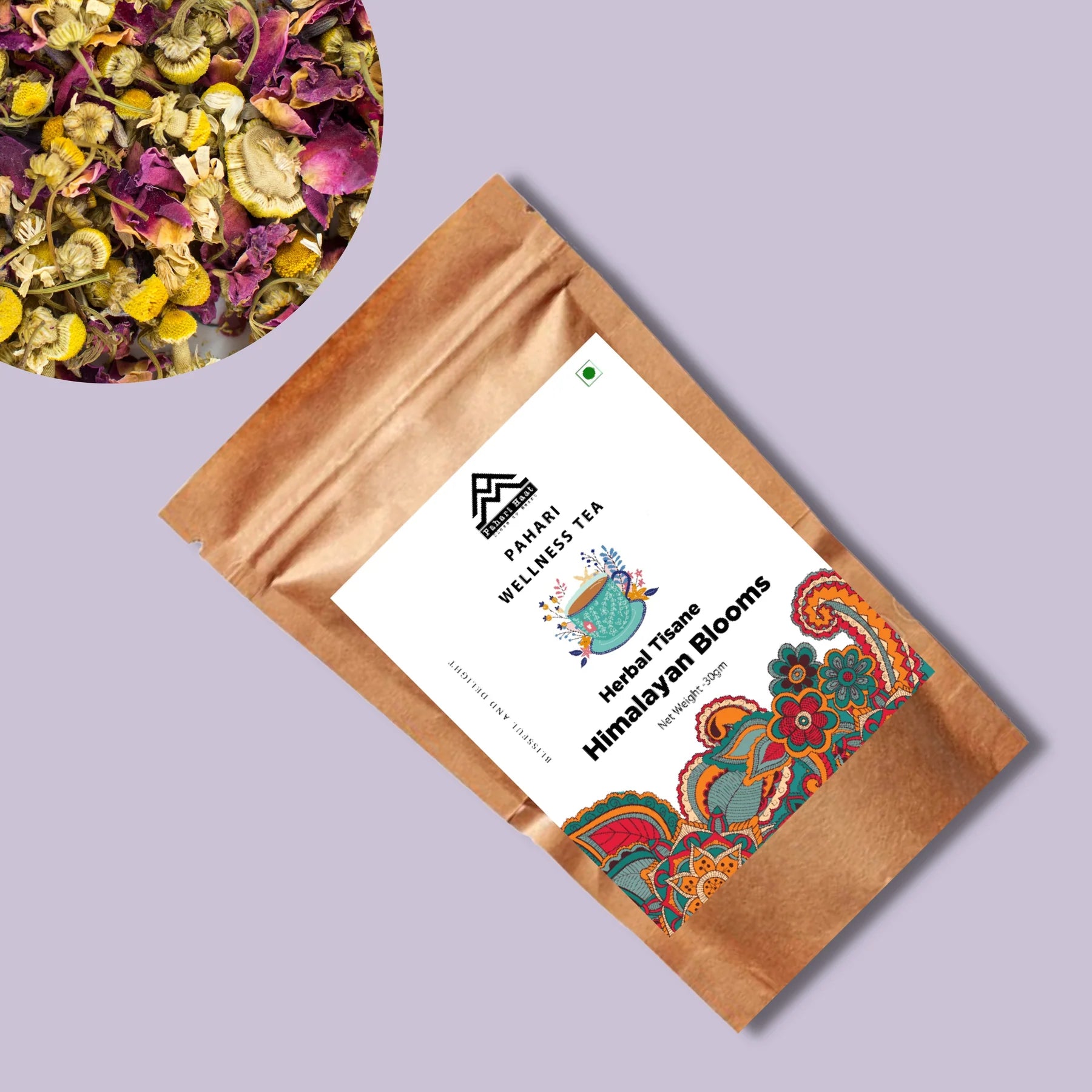 Pahari Haat Himalayan Blooms Floral Trio Herbal Infusion