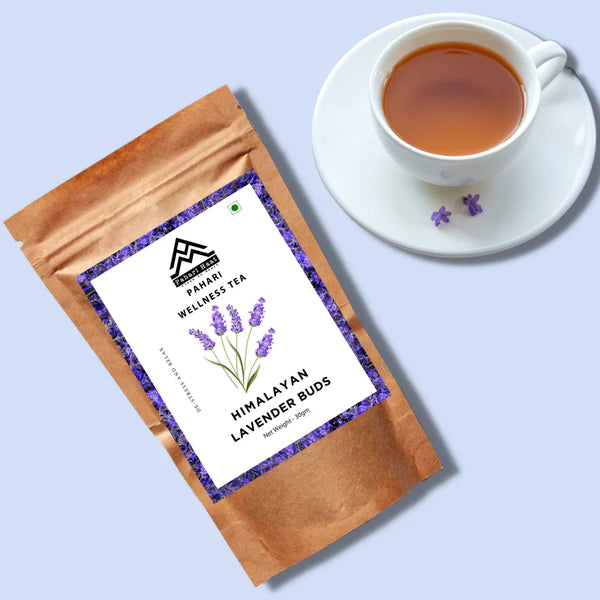 Pahari Haat Himalayan Lavender Buds Wellness Tea Pack