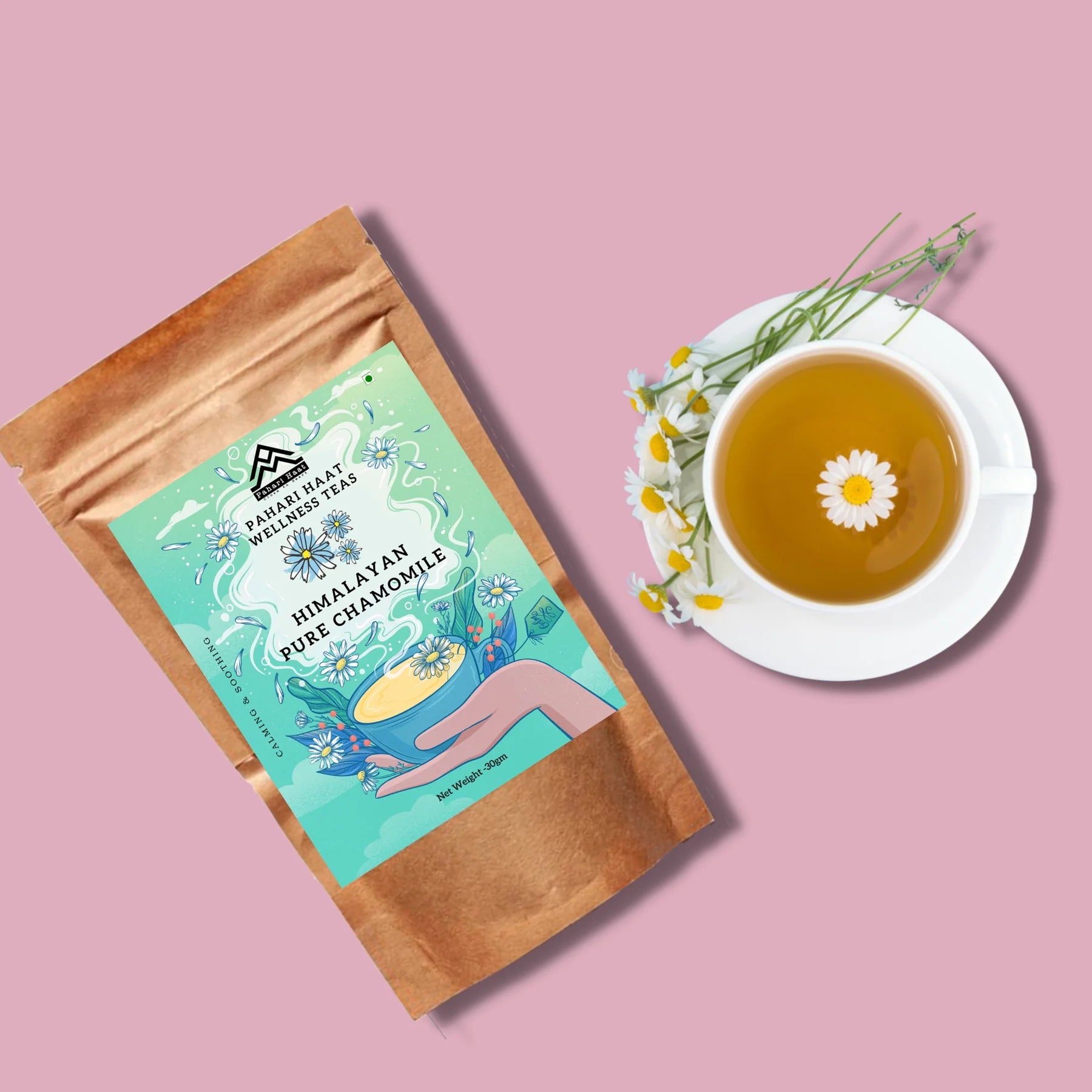 Pahari Haat Himalayan Pure Chamomile Tea Pack