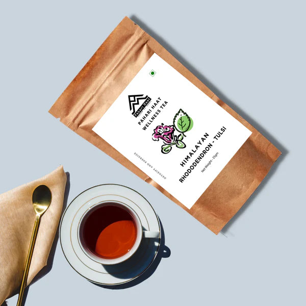 Pahari Haat Himalayan Rhododendron Tulsi Tea Pack