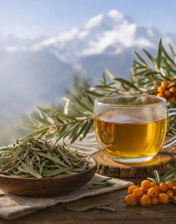 Pahari Haat Sea Buckthorn Leaves