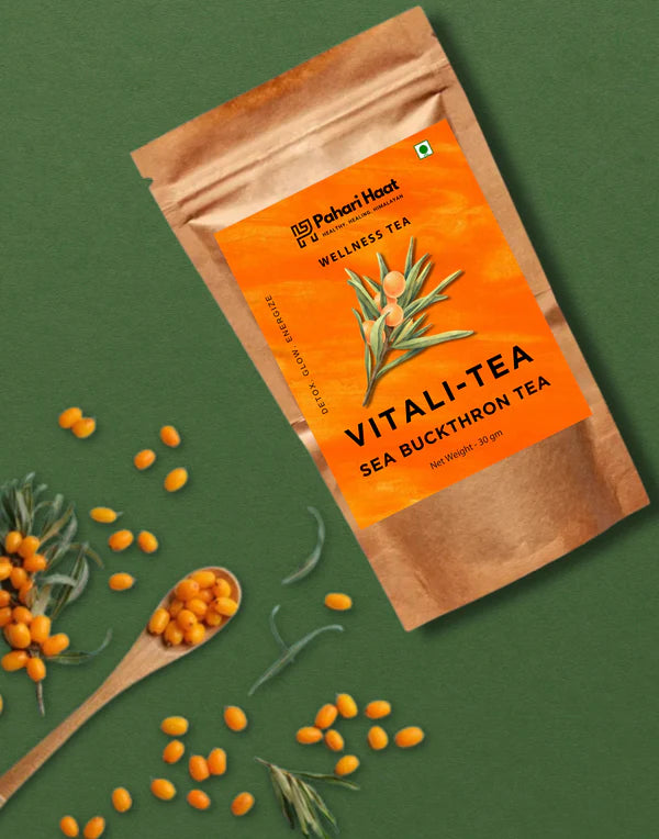 Pahari Haat Vitali-Tea Sea Buckthorn Tea Pack