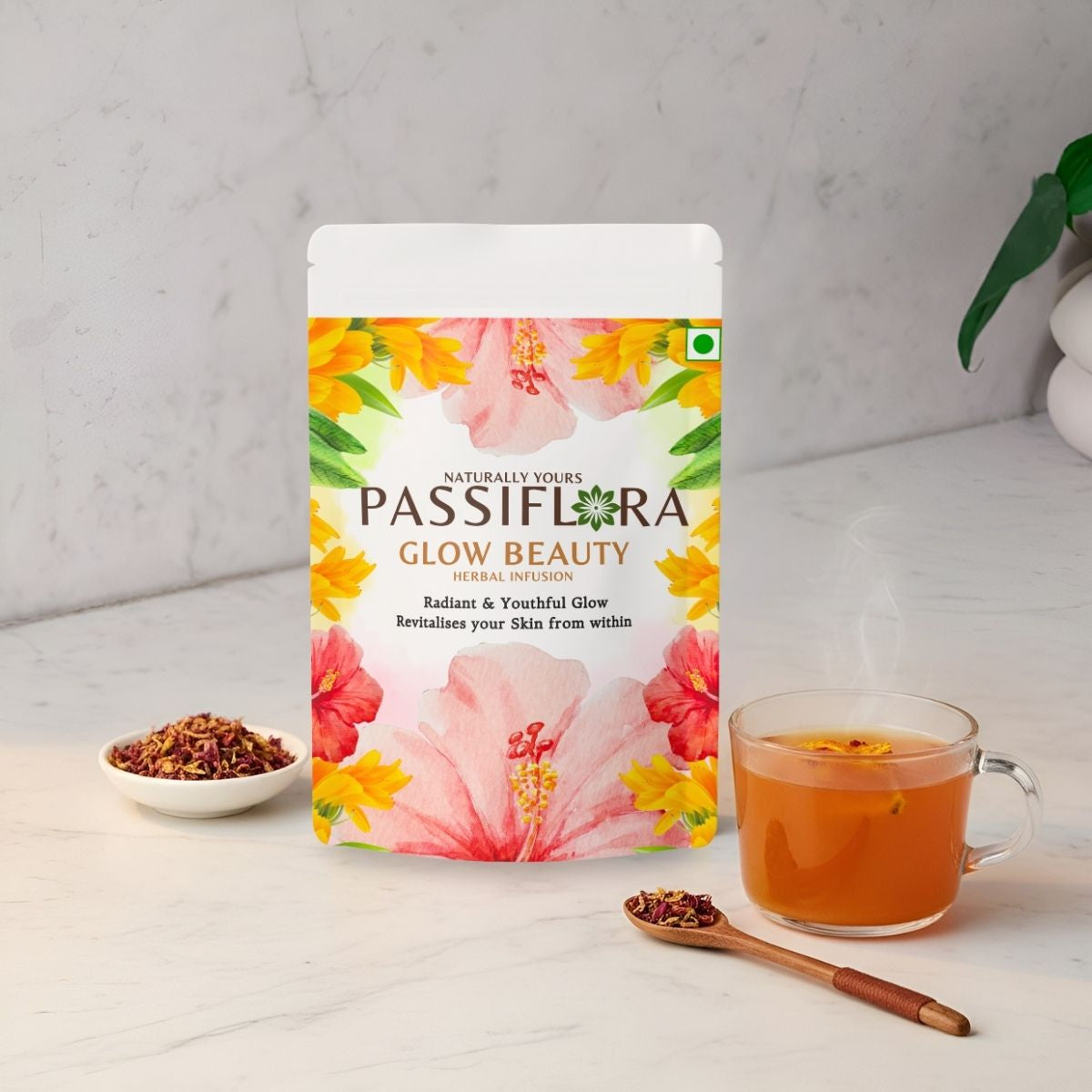 Passiflora Glow Beauty Herbal Infusion Tea Pack