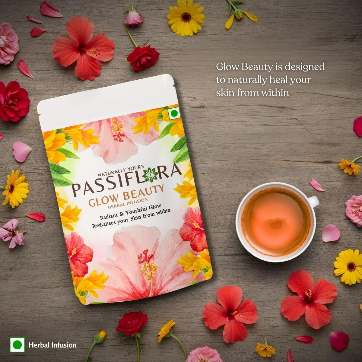 Passiflora Glow Beauty Herbal Infusion Tea
