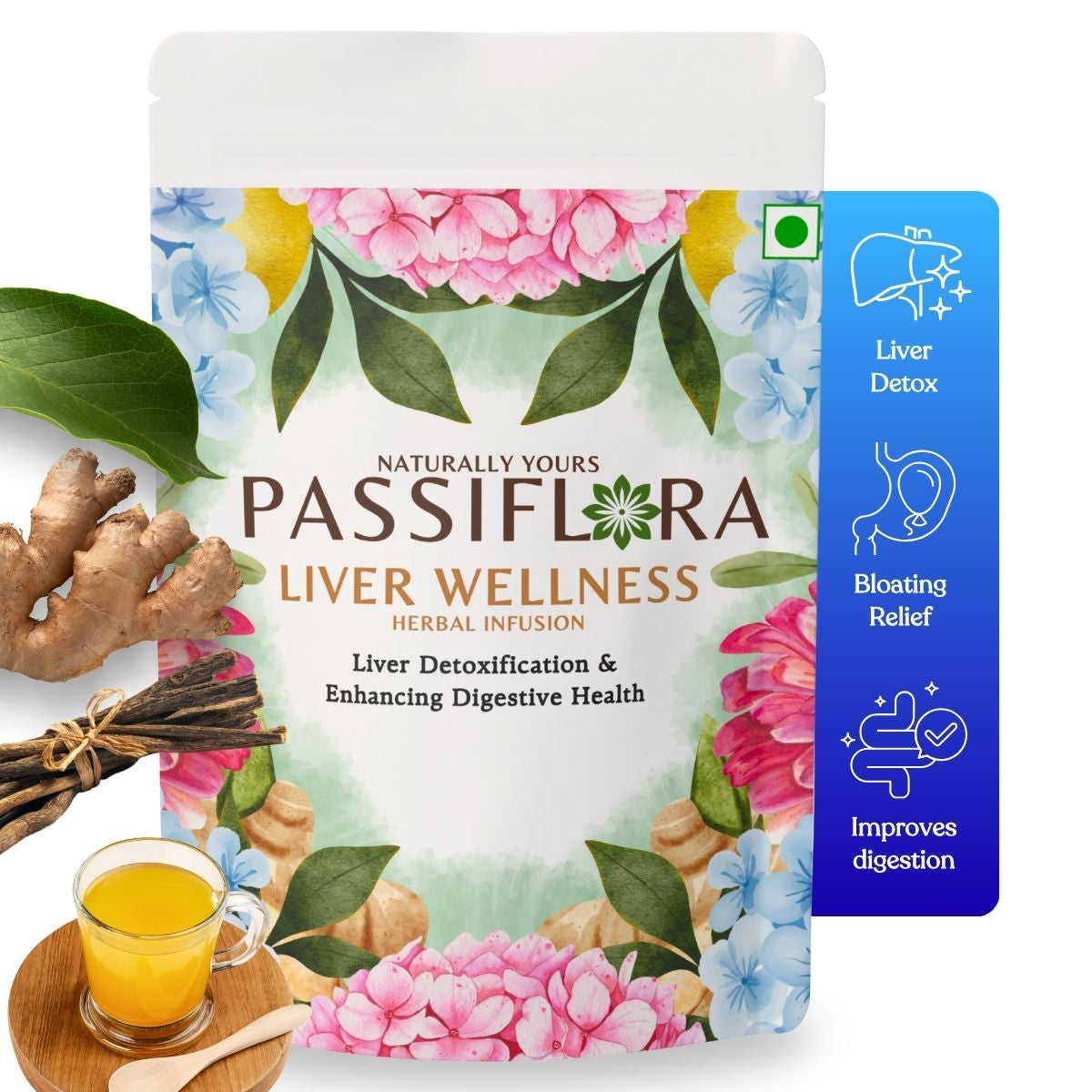 Passiflora Liver Welness Herbal Infusion Tea Pack