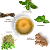 Passiflora Lung Detox Herbal Infusion – Respiratory Wellness Blend of Ginger, Holy Basil, Ardusi, Oregano, Long Pepper and Licorice