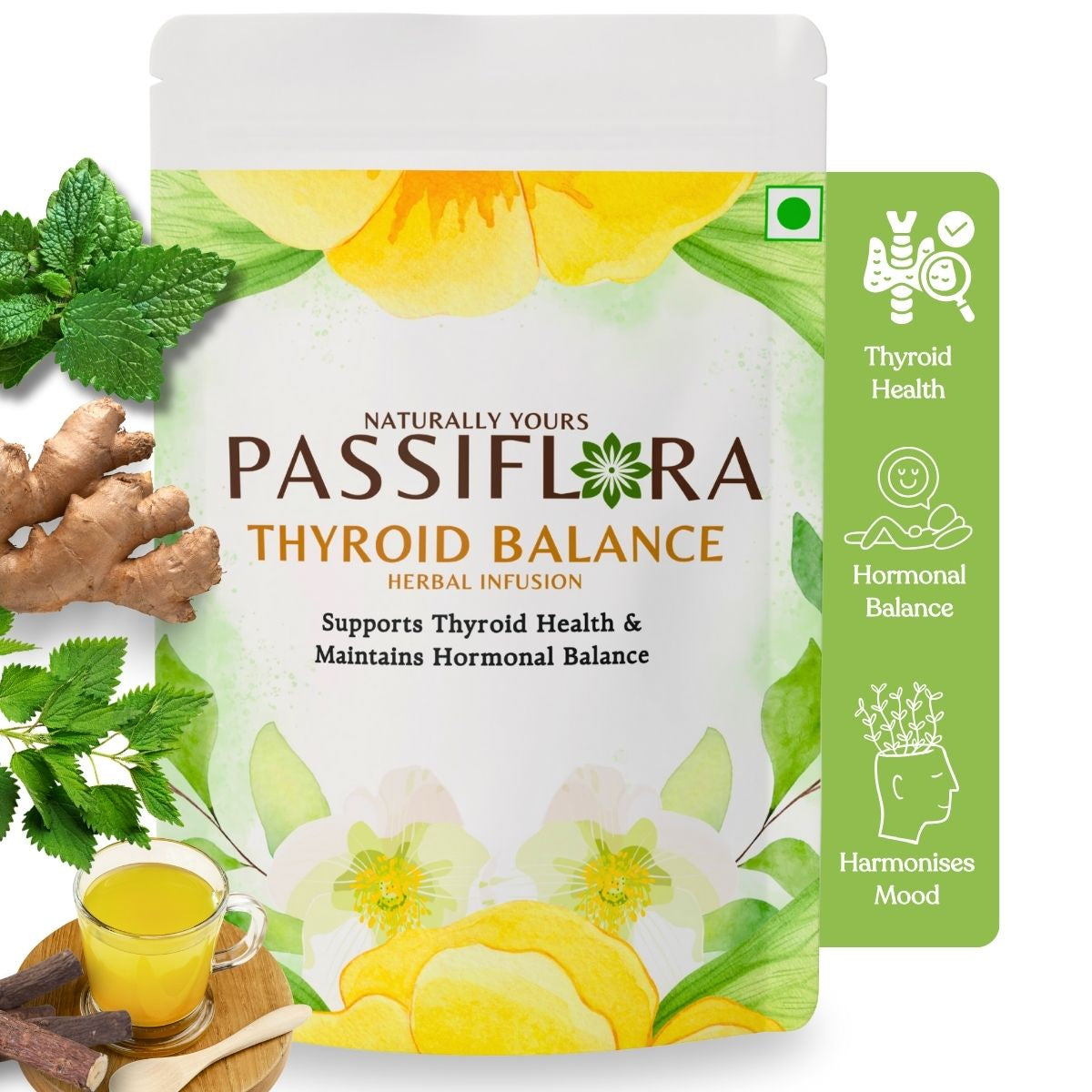 Passiflora Thyroid Balance Herbal Infusion Tea Pack
