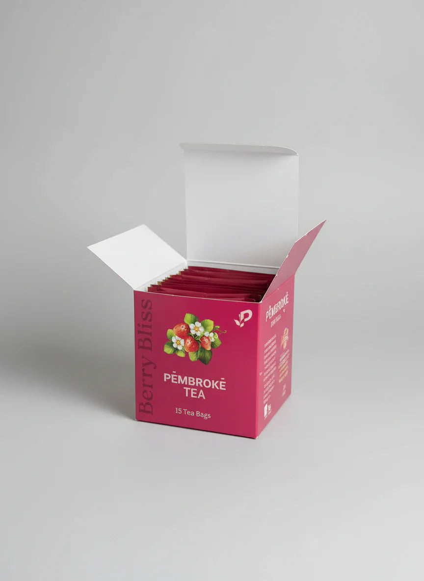 Pembroke Berry Bliss Tea Box with 15 Tea Bags