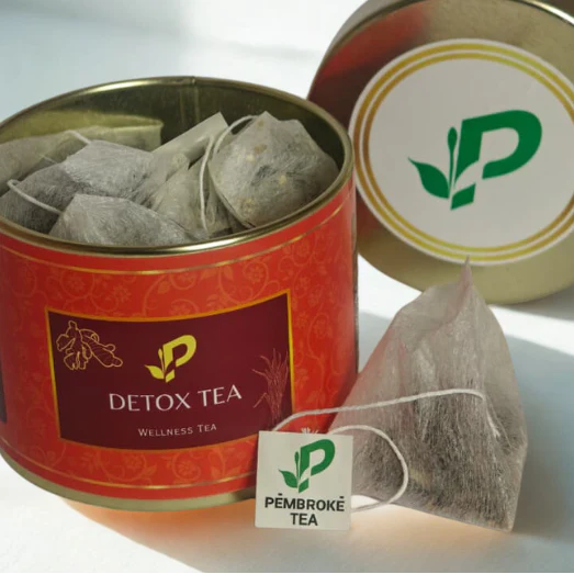 Pembroke Detox Green Tea- Pyramid Tea Bags