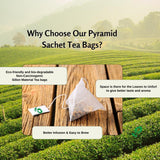 Pembroke Skin Glow Wellness Tea Collection – 7 Tea Blends with Flowers, Fruits & Spices - Pyramid Tea Bags