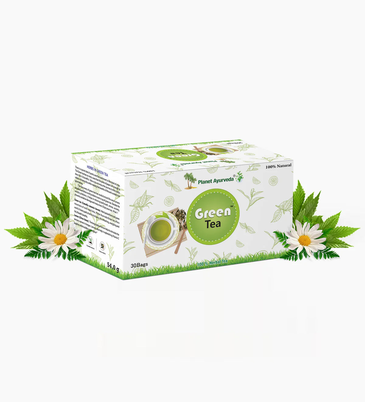Planet Ayurveda Organic Green Tea Box