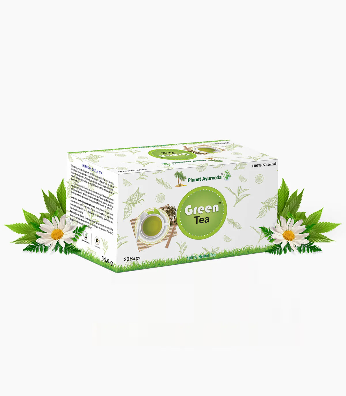 Planet Ayurveda Organic Green Tea Box