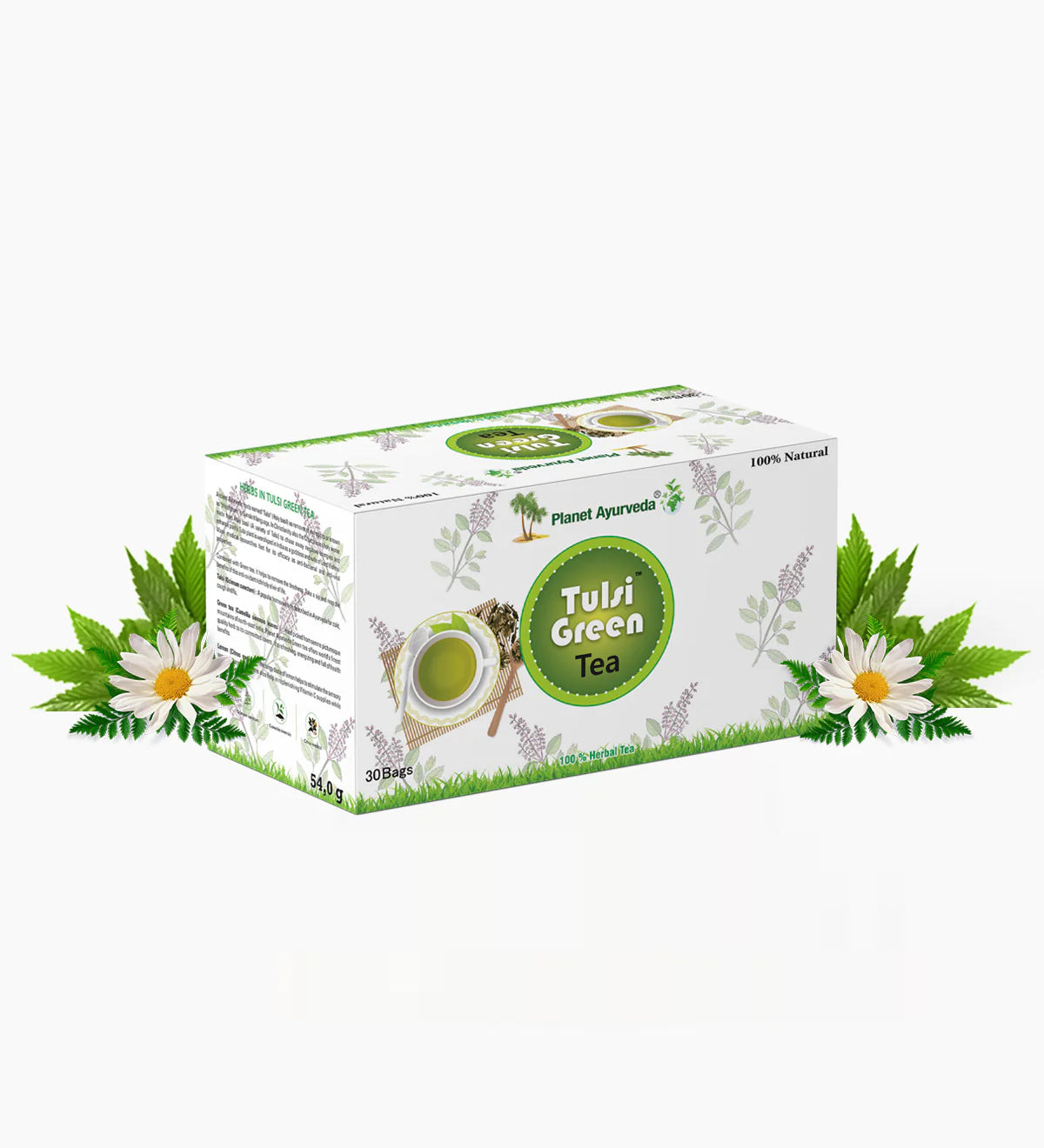 Planet Ayurveda Tulsi Green Tea Box