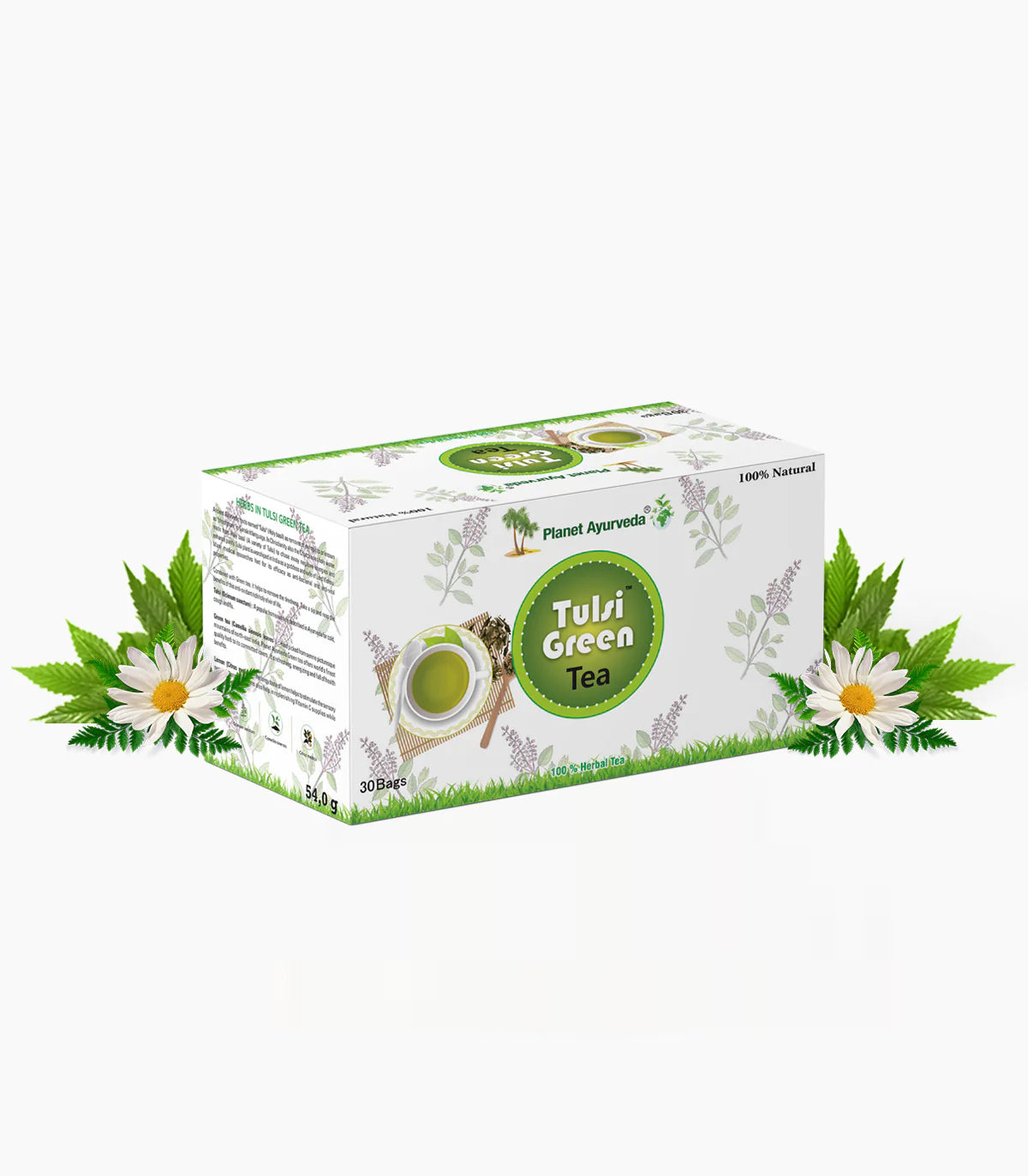Planet Ayurveda Tulsi Green Tea Box