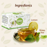Planet Ayurveda Bright and Uplifting Organic Green Tea with Zesty Lemon - Tea Bags