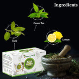 Planet Ayurveda Organic Tulsi Green Tea - Holy Elixir of Life - Tea Bags