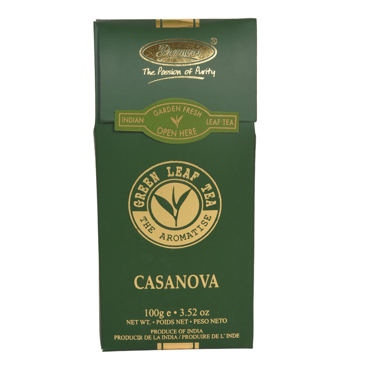 Premier’s Casanova Flavoured Green Tea Pack